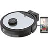 Hoover HG5 Robot Aspirapolvere con Mappatura, 0,5 L, Wi-Fi, 5 Modalità, 1 Spazzola XL e 2 Laterali, Navigazione Avanzata, 34x34x10,3 cm, Grigio