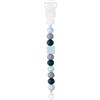 Nattou Catenella Portaciuccio con Perle e Clip - Blu Navy