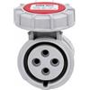ECOVA Ampere 16 Ampere, CONFEZIONE 1 *** Presa mobile industriale ecova trifase ip67 3p+t 380-415v 6h 16a e 32a