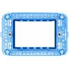 AVE Numero Posti 3 Moduli, CONFEZIONE 1 *** Supporto placche ave s44 per scatole rettangolari con viti