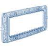 AVE Numero Posti 7 Moduli, CONFEZIONE 1 *** Supporto placche ave s44 per scatole rettangolari con viti