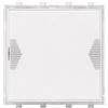 AVE Pulsante ave domus s44 con targhetta illuminabile 10a bianco 2 moduli