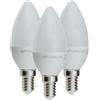 OPTONICA Lampadina led candela e14 8 watt resa 60watt risparmio energetico 2700k pezzi 3