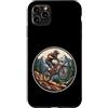 mountainbike trail action cycling jump r Custodia per iPhone 11 Pro Max Mountain Bike Jump Foresta Montagne Trail