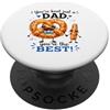 Best Dad Puns Sei nodo solo un papà Pretzel Pun Father PopSockets PopGrip Adesivo