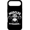 Funny Panda Weightlifting Muscles In Pro Custodia per iPhone Air Divertente Panda Sollevamento Pesi Muscoli In Progress Palestra Umorismo