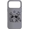 Funny Raccoon Y2K 90s Art Custodia per iPhone 17 Pro Max Y2K 90s Pizza Thief Cute Raccoon sotto le stelle