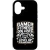 Dog Lover Gym Workout Fan Custodia per iPhone 17 Gamer Fitness Amante Del Cane Di Livello In Palestra E Parco