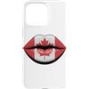 Foglia D'Acero Labbra Stile Canada Custodia per iPhone 15 Pro Max Bandiera Canadese Labbra Canada