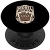 Distintivo Del Cacciatore Di Morchelle P Cesto Per La Raccolta Di Funghi Del Cacciatore Di Morchelle PopSockets PopGrip Adesivo
