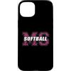 Retro Mississippi Softball Varsity Fan A Custodia per iPhone 15 Plus Mississippi Softball stile animalier rosa vintage MS State Art