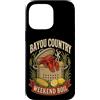 Rustic Cajun Seafood Kitchen Lettering G Custodia per iPhone 14 Pro Max Bayou Country Weekend Bollire Crawfish Feast Graphic Pot Bollito