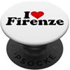 I HEART LOVE FIRENZE FLORENCE I LOVE HEART FIRENZE FIRENZE ITALIA ITALIA PopSockets PopGrip Adesivo