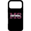 Retro Mississippi Softball Varsity Fan A Custodia per iPhone 17 Pro Max Mississippi Softball stile animalier rosa vintage MS State Art