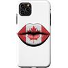 Foglia D'Acero Labbra Stile Canada Custodia per iPhone 11 Pro Max Bandiera Canadese Labbra Canada