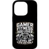 Dog Lover Gym Workout Fan Custodia per iPhone 14 Pro Gamer Fitness Amante Del Cane Di Livello In Palestra E Parco
