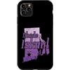 US States United States USA Country Amer Custodia per iPhone 11 Pro Max Mappa di Rhode Island USA