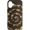 Whimsy Grunge Stone Swirl Nature Graphic Custodia per iPhone 16 Plus Grunge Stone Spiral 90s Vintage Nature Goblincore Geology
