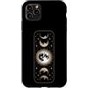 MaPaNoLi Design Custodia per iPhone 11 Pro Max Fasi Lunari Sole Celeste E Stelle