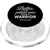 Biblical Wisdom Apparel Paziente Uomo Proverbi 16:32 Scrittura Dio Bibbia Versi Guerriero PopSockets PopGrip per MagSafe
