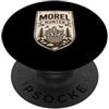 Distintivo Del Cacciatore Di Morchelle P Cesto Per La Raccolta Di Funghi Del Cacciatore Di Morchelle PopSockets PopGrip Adesivo