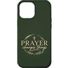 Faith Revival Studio Custodia per iPhone 12 Pro Max La preghiera cambia le cose Fede cristiana Croce religiosa