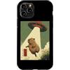 Funny Selfie Capybara Meme Humor Gifts M Custodia per iPhone 11 Pro Spaventato Capybara UFO Rapimento Divertente Alien Meme Graphic Art