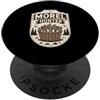 Distintivo Del Cacciatore Di Morchelle P Cesto Per La Raccolta Di Funghi Del Cacciatore Di Morchelle PopSockets PopGrip Adesivo