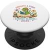 Summer Reading Tees! Unearth a Story Summer Library Reading 2026 Dinosaur Prize PopSockets PopGrip Adesivo