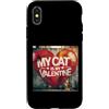 Tabby Kitten Lover PS Custodia per iPhone X/XS Il mio gatto è il mio San Valentino Tabby Street Graffiti