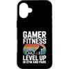 Dog Lover Gym Workout Fan Custodia per iPhone 16 Plus Gamer Fitness Livello In Palestra E Parco