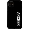 Funny Archer Tees & Gifts Custodia per iPhone 11 Archer Verticale