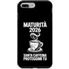 La Maturità 2026 Divertente Custodia per iPhone 7 Plus/8 Plus Maturità 2026 Esami Scaramantica Esame Diploma Caffè