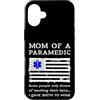 PARAMEDIC GIFTS FOR MEN WOMEN Custodia per iPhone 16 Plus Orgoglioso paramedico mamma mamma bandiera USA simbolo medico SME EMT