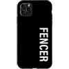 Funny Fencer Tees & Gifts Custodia per iPhone 11 Pro Max Recinzione verticale