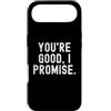 Sarcastic Comfort Co. Custodia per iPhone Air Sei bravo prometto Relatable Umoristico Sarcastico