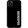 Funny Beekeeper Tees & Gifts Custodia per iPhone 11 Pro Max Apicoltore Verticale