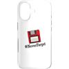 Fraxoweb Custodia per iPhone 17 Never Forget Retro Vintage Floppy Disk Geek Computer Geek