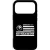 Best Dad Ever Father's Day Dad Birthday Custodia per iPhone 17 Pro Max Vizsla Dog Bandiera americana Patriottica retrò