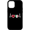 Albanese Orgoglio Albania Patria Regali Albania Italia Vintage Battito Cuore Bandiera Albanese Custodia per iPhone 12/12 Pro