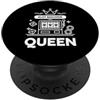 Casino Slot Player Betting Trip Designs Slot machine Queen Casino Gambler Jackpot PopSockets PopGrip Adesivo