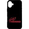 Teddy Pendergrass Custodia per iPhone 16 Plus Ufficiale Teddy Pendergrass Signature Legendary R&B Red