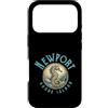 Newport RI Sailing and Marina Gear Custodia per iPhone 17 Pro Design nautico con cavalluccio marino di Newport Rhode Island