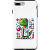 Future Inventor Smart Creator Kids FAM Custodia per iPhone 7 Plus/8 Plus Dinosauro scienziato divertente, dinosauro scienziato intelligente, scuola per bambini
