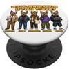 Yorkshire Terrier Fun Designs Yorkie Generations - Divertente regalo per gli amanti dei cani PopSockets PopGrip Adesivo