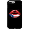 Souvenirs Albanian Lover Gifts Custodia per iPhone 7 Plus/8 Plus Lips Half Puerto Rican Albanian Roots Albania
