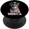 Merica USA Patriotic Cute Funny 4th of J Australian Shepherd - Occhiali da sole con bandiera australiana americana PopSockets PopGrip Adesivo