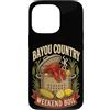 Rustic Cajun Seafood Kitchen Lettering G Custodia per iPhone 13 Pro Bayou Country Weekend Bollire Crawfish Feast Graphic Pot Bollito