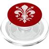 COMUNE DI FIRENZE FLORENCE ITALY FLAG AP BANDIERA DI FIRENZE ITALIA TOSCANA FIRENZE PopSockets PopGrip per MagSafe