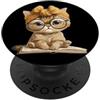 Urban Hip Hop Frenchie Character Graphic Cool Bulldog Francese Mascotte Graffiti Occhiali da sole Grafici Cane PopSockets PopGrip Adesivo